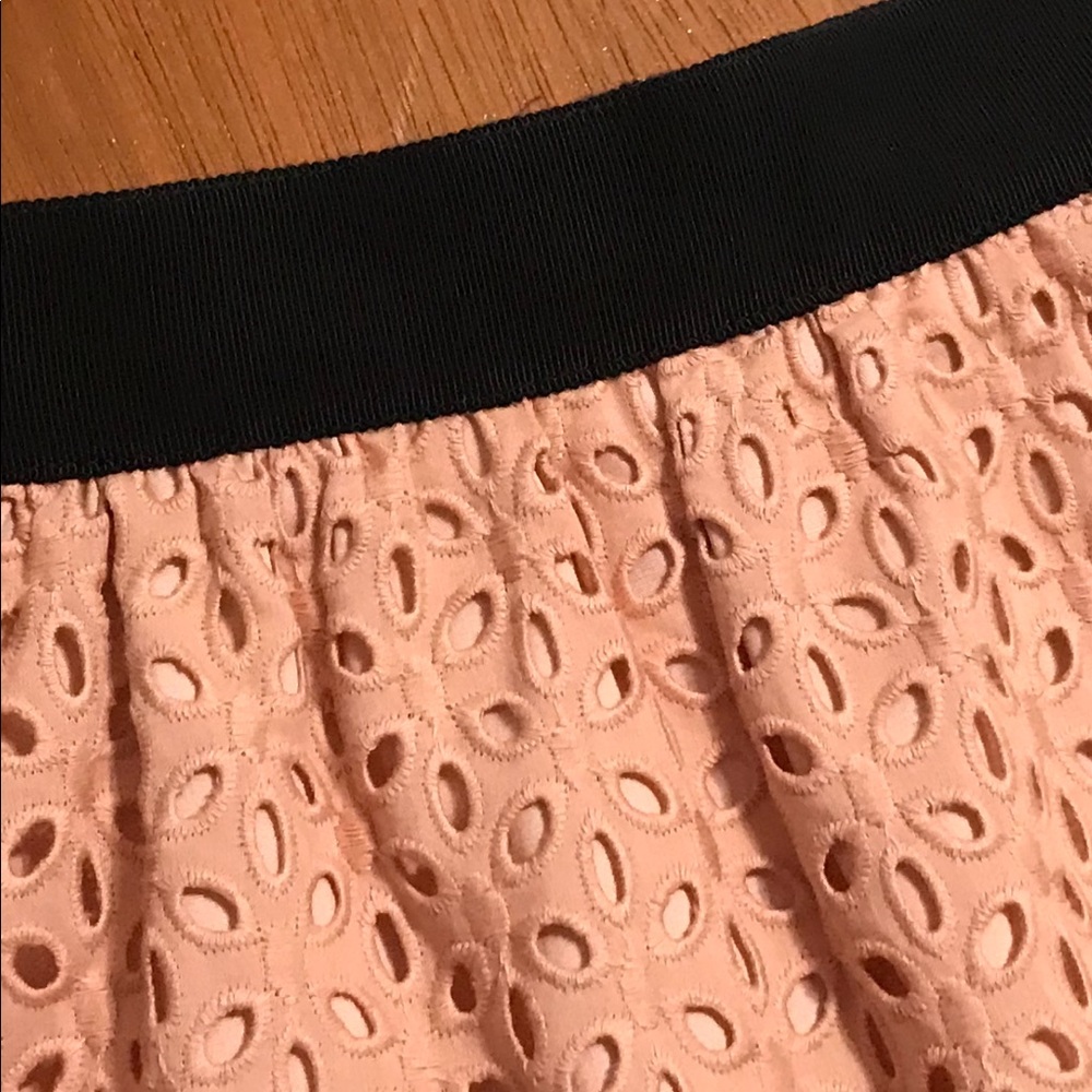 Mini eyelet skirt